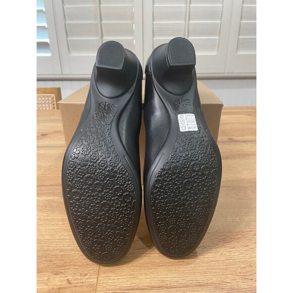 SAS Milano Pump Black Genuine Leather Size 10 Narrow NWOB Dressy Office Shoe - Picture 10 of 11